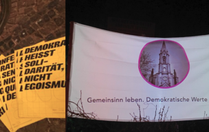 Demokratie heißt Solidarität, nicht Egoismus. Gemeinsinn leben. Demokratische Werte schützen.