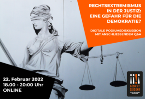 Rechtsextreme im Justizsystem: Eine Gefahr für die Demokratie? @ ZOOM