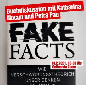 Buchdiskussion: "Fake Facts - Wie Verschwörungstheorien unser Denken bestimmen" mit Katharina Nocun @ online: zoom