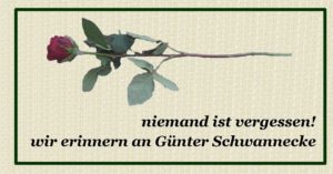 Günter-Schwannecke-Gedenkspaziergang @ Pestalozzistr. / Fristschestr.