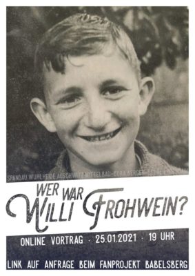 Wer war Willi Frohwein? @ online: Fanprojekt Babelsberg